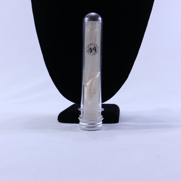 Hand Carved Dolphin Sterling Silver Necklace, 16 inch - Picture 3 of 6